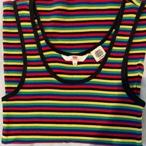 Striped LEVI’S tank top in perfect condition.